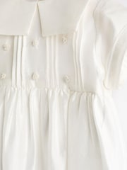 Cream Cream Christening Premium Silk Baby Playsuit (0mths-2yrs) - Image 4 of 7