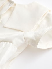 Cream Cream Christening Premium Silk Baby Playsuit (0mths-2yrs) - Image 6 of 7