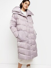 River Island Grey Panelled Puffer Jacket - Image 3 of 5