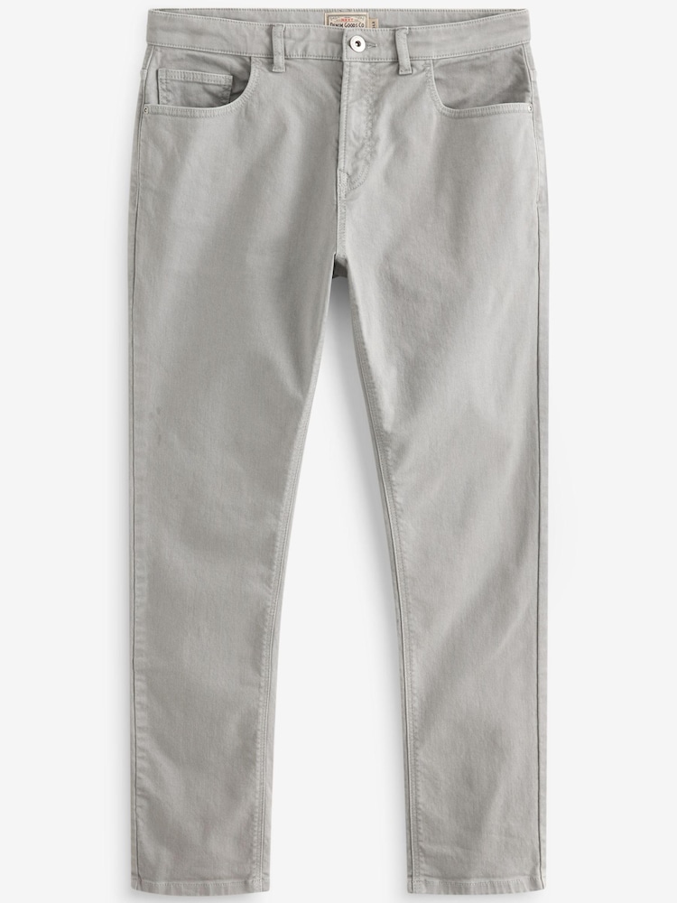 Gris clair - mince - Jeans stretch colorées - Image 7 of 10
