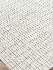LIVABLISS White Cascade Textured Modern High Pile Rug - Image 5 of 6