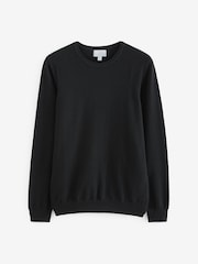 Schwarz - Pure Collection Cashmere Crew Sweater - Bild 4 von 4