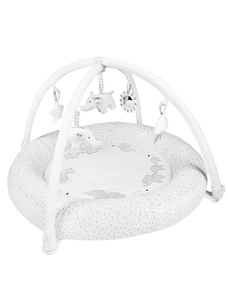 JoJo Maman Bébé Grey Elephant Activity Gym & Playmat - Image 1 of 5