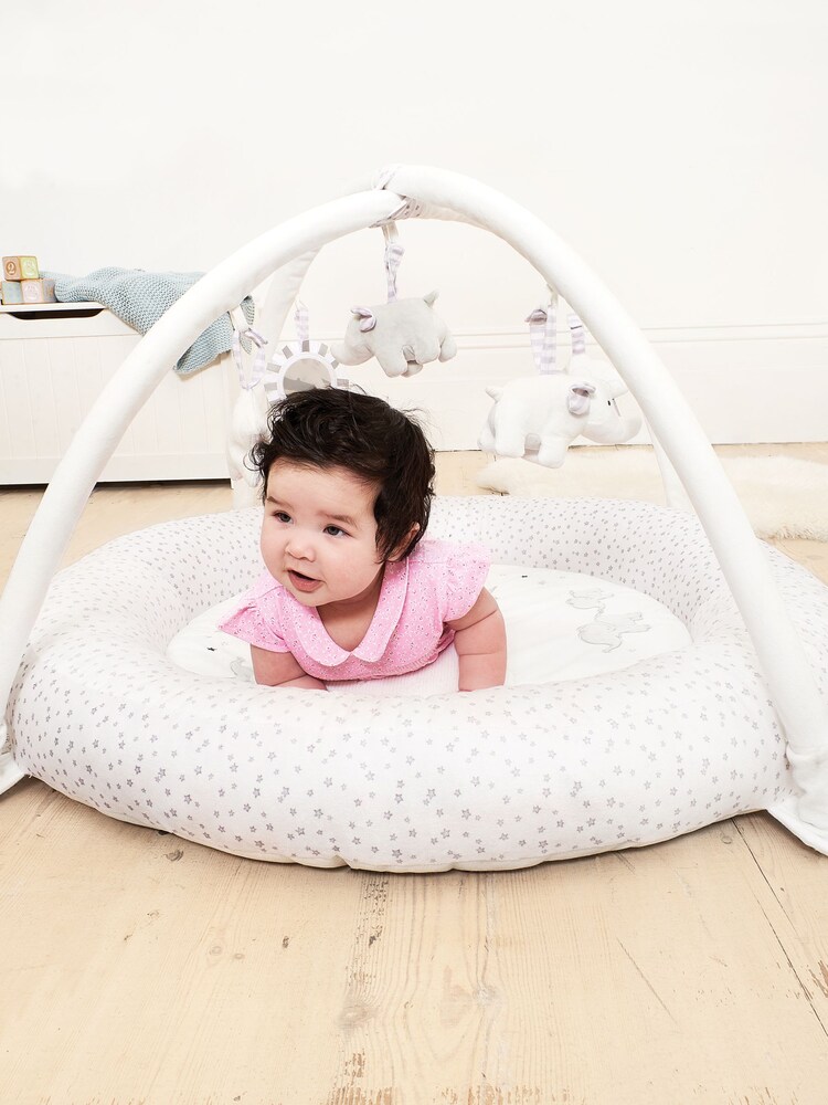 JoJo Maman Bébé Grey Elephant Activity Gym & Playmat - Image 5 of 5