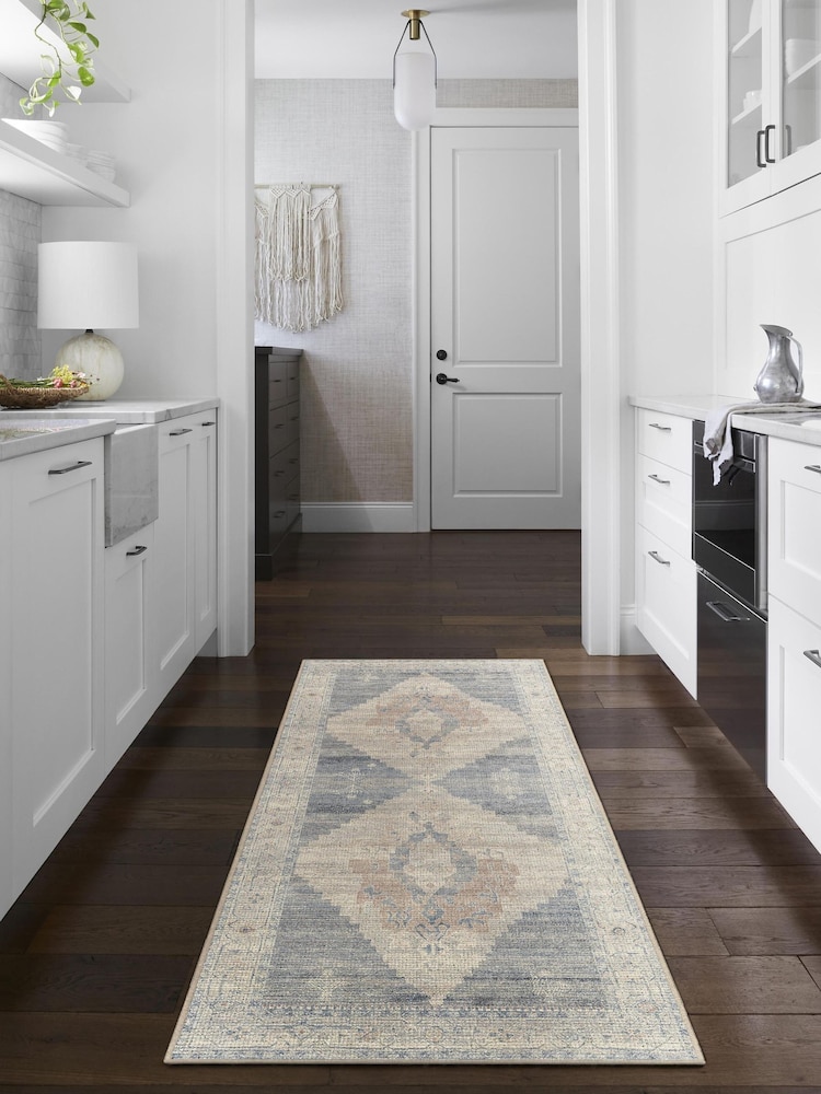 LIVABLISS Blue Luca Becki Owens Vintage Traditional Boho Rug - Image 2 of 6 LIVABLISS Blue Luca Becki Owens Vintage Traditional Boho Rug - Image 2 of 6