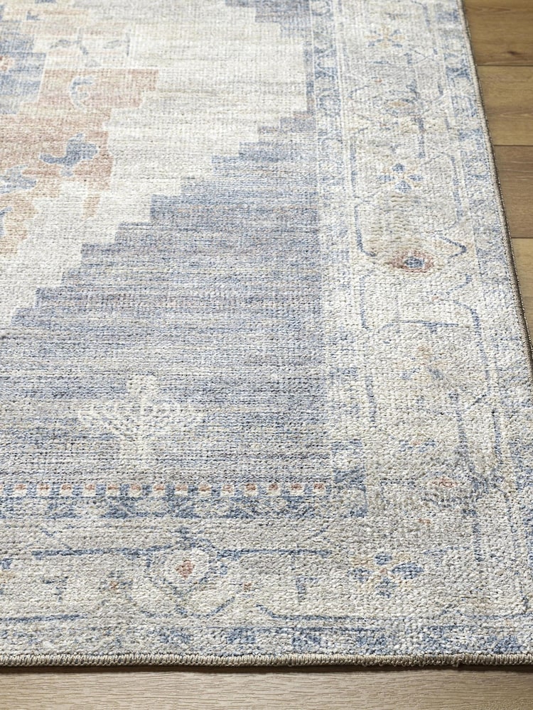 LIVABLISS Blue Luca Becki Owens Vintage Traditional Boho Rug - Image 6 of 6 LIVABLISS Blue Luca Becki Owens Vintage Traditional Boho Rug - Image 6 of 6
