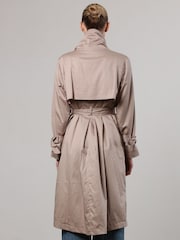 Religion Natural Lightweight Waterfall Cotton Charisma Trench Coat - Image 1 of 2