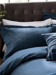 Helena Springfield Blue Empire Jacquard Pillowcase - Image 1 of 4