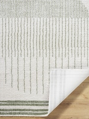LIVABLISS Green Fossay Washable Shaggy Modern Rug - Image 3 of 6