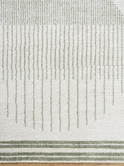 LIVABLISS Green Fossay Washable Shaggy Modern Rug - Image 5 of 6