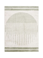 LIVABLISS Green Fossay Washable Shaggy Modern Rug - Image 6 of 6