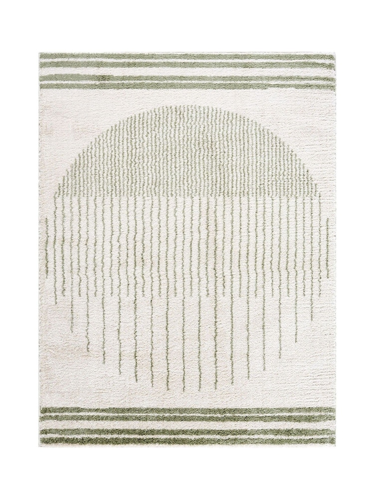 LIVABLISS Green Fossay Washable Shaggy Modern Rug - Image 6 of 6 LIVABLISS Green Fossay Washable Shaggy Modern Rug - Image 6 of 6