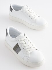 White Smart Lace-Up Shoes - Image 1 of 5