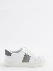White Smart Lace-Up Shoes - Image 2 of 5
