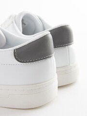 White Smart Lace-Up Shoes - Image 4 of 5