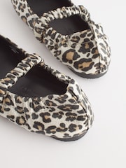 Animal Print Stretch Square Toe Mary Jane Shoes - Image 4 of 5