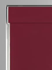 Crimson Red Burgundy Montero Velvet Made To Measure Roman Blind - Image 3 of 6