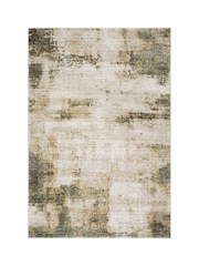 LIVABLISS Brown Myrtle Avenue III Galey Alix Abstract Modern Marble Fringe Rug - Image 7 of 7