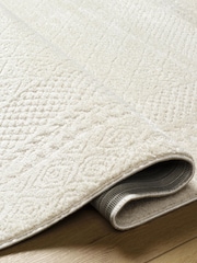 LIVABLISS Ivory Freud Modern High Pile Rug - Image 3 of 6