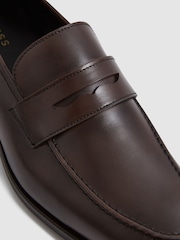 rjava - Usnjeni mokasini Reiss Grafton Saddle - Slika 5 iz 6