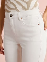 White Bootcut Jeans - Image 4 of 5
