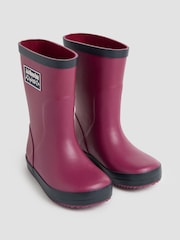 JoJo Maman Bébé Berry Pink Wellies - Image 1 of 4