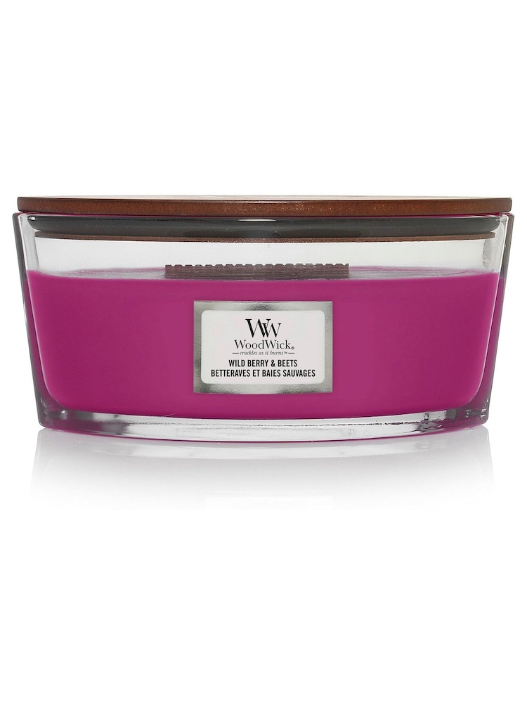 Woodwick Purple Ellipse Wild Beets Candle - Image 1 of 1