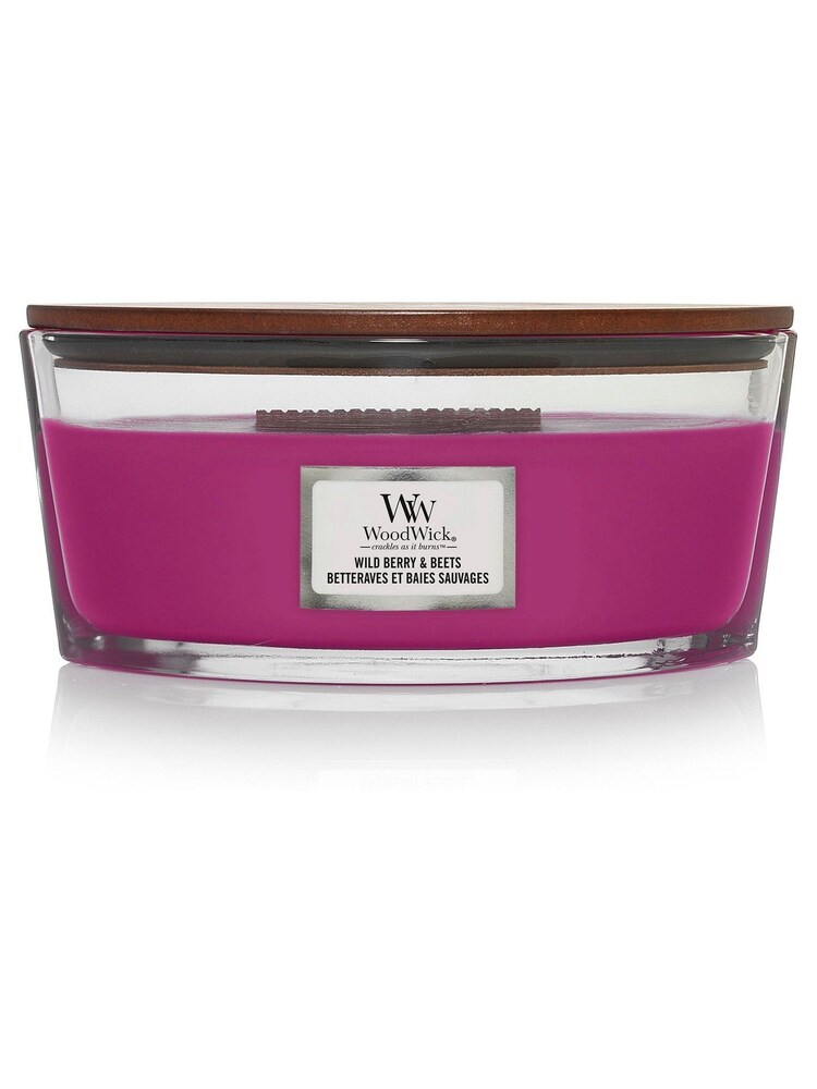 Woodwick Purple Ellipse Wild Beets Candle - Image 1 of 1 Woodwick Purple Ellipse Wild Beets Candle - Image 1 of 1