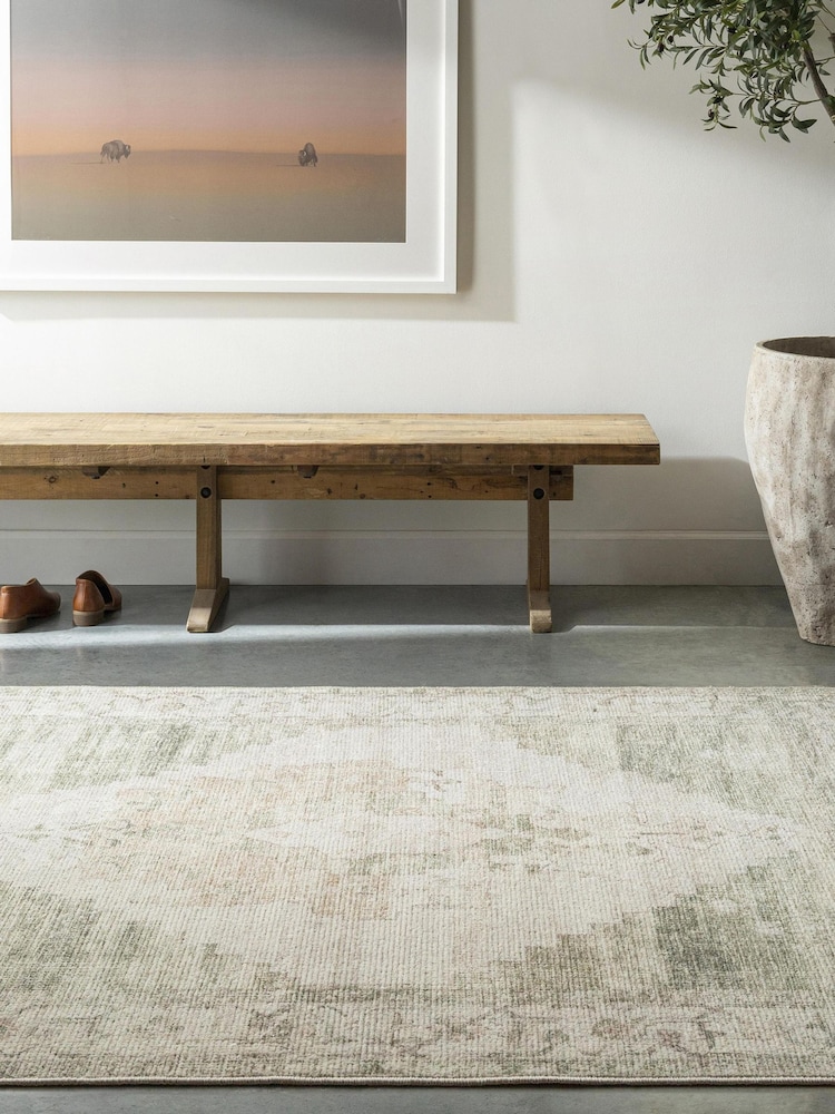 LIVABLISS Green Luca Becki Owens Vintage Traditional Boho Rug - Image 1 of 6 LIVABLISS Green Luca Becki Owens Vintage Traditional Boho Rug - Image 1 of 6