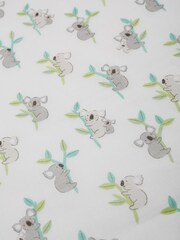 JoJo Maman Bébé Grey Extra Large Koala Print Muslin - Image 3 of 3