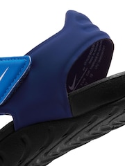 Nike Blue Junior Sunray Protect Sandals - Image 11 of 11