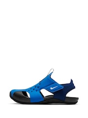 Nike Blue Junior Sunray Protect Sandals - Image 2 of 11