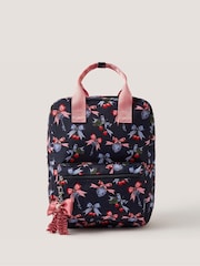 Monsoon Blue Cherry Bow Print Backpack - Image 1 of 2