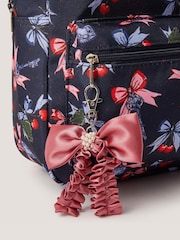 Monsoon Blue Cherry Bow Print Backpack - Image 2 of 2