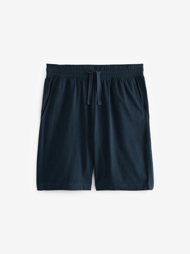 Navy/Grey Vest Shorts Pyjamas Set 2 Pack - Image 10 of 12