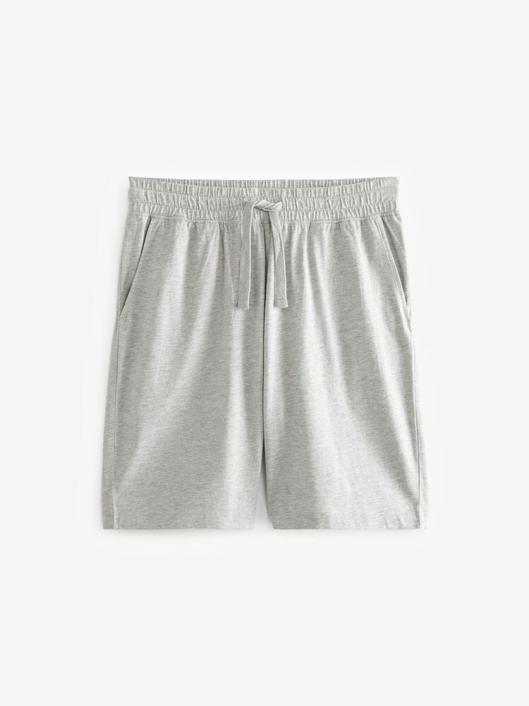 Navy/Grey Vest Shorts Pyjamas Set 2 Pack - Image 11 of 12