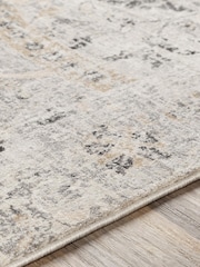 LIVABLISS Black Indigo Vintage Traditional Floral Boho Rug - Image 4 of 6