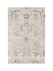 LIVABLISS Black Indigo Vintage Traditional Floral Boho Rug - Image 6 of 6