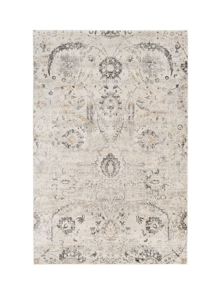 LIVABLISS Black Indigo Vintage Traditional Floral Boho Rug - Image 6 of 6 LIVABLISS Black Indigo Vintage Traditional Floral Boho Rug - Image 6 of 6