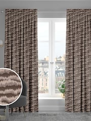 Brown Motte Made To Measure Curtains - Image 1 of 9