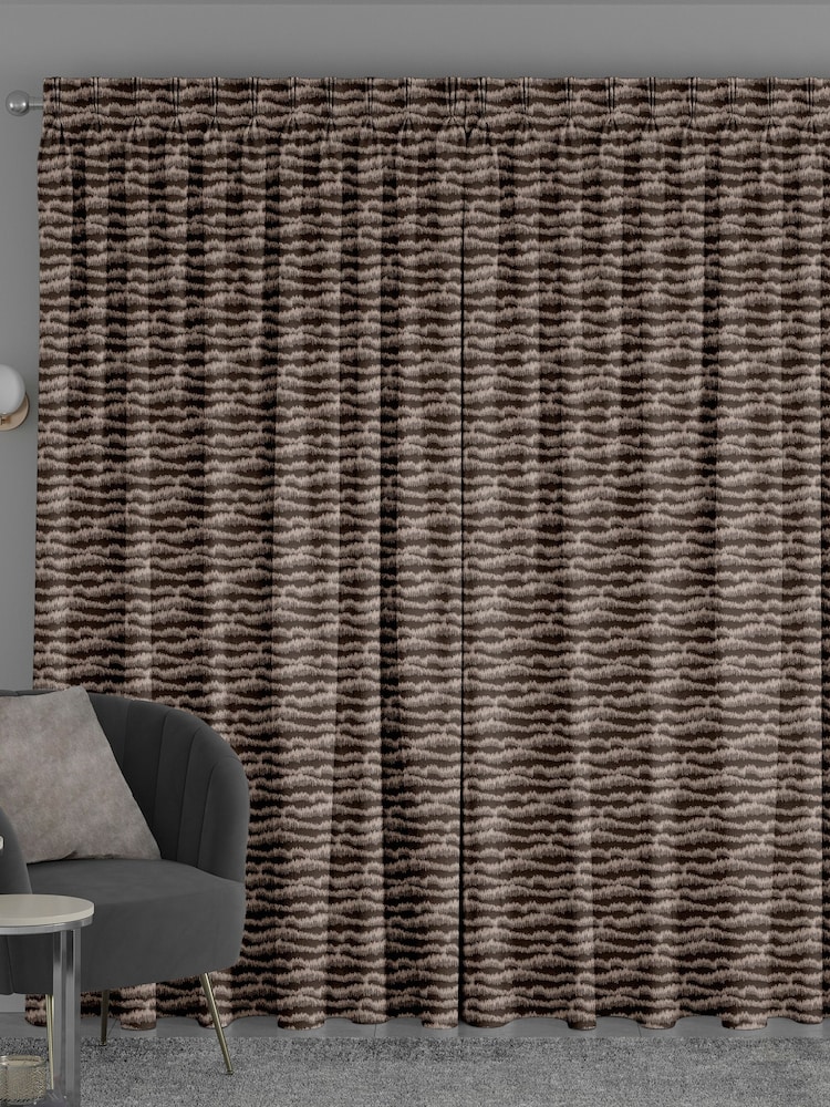 Brown Motte Made To Measure Curtains - Image 2 of 9