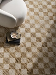 LIVABLISS Brown Myrtle Avenue V Galey Alix Geometric Diamond Fringe Rug - Image 2 of 7