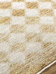 LIVABLISS Brown Myrtle Avenue V Galey Alix Geometric Diamond Fringe Rug - Image 4 of 7