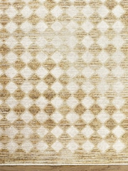 LIVABLISS Brown Myrtle Avenue V Galey Alix Geometric Diamond Fringe Rug - Image 5 of 7