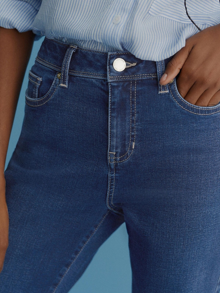 Dark Blue Bootcut Jeans - Image 4 of 4