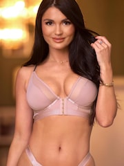 Pour Moi Pink India Front Fastening Bra - Image 1 of 5