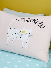 Catherine Lansfield Pink Cute Cats Duvet Cover and Pillowcase Set - Image 2 of 4