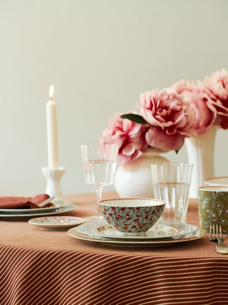 Laura Ashley Set of 4 Green Stockbridge Green Bowls - Image 1 of 3 Laura Ashley Set of 4 Green Stockbridge Green Bowls - Image 1 of 3