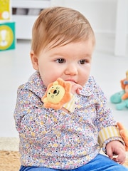 JoJo Maman Bébé Lion Wrist Soft Rattles - Image 2 of 4