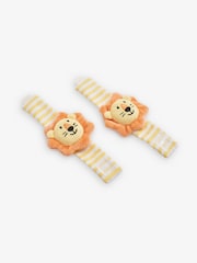 JoJo Maman Bébé Lion Wrist Soft Rattles - Image 3 of 4